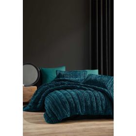 Elart Comfort 6 Parça 230x220 cm Velvet Zümrüt Yeşili Yeni Nesil Uyku Seti