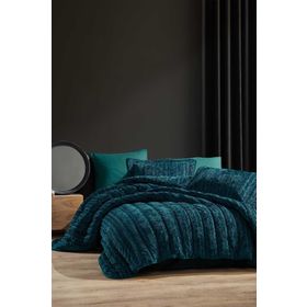 Elart Comfort 6 Parça 230x220 cm Velvet Zümrüt Yeşili Yeni Nesil Uyku Seti