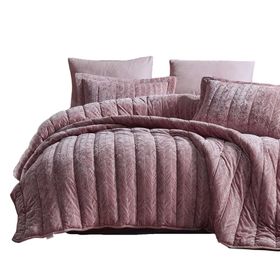 Elart Comfort Velvet 6 Parça Gülkurusu 230x220 cm Uyku Seti
