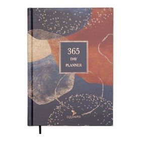 Ela's Paper 2021 365 Day Planner Terracotta Ciltli Planlama Defteri