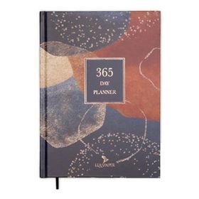 Ela's Paper 2021 365 Day Planner Terracotta Ciltli Planlama Defteri