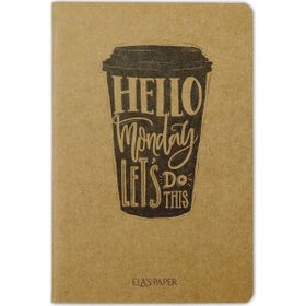 Ela's Paper Hello Monday Coffee Defter