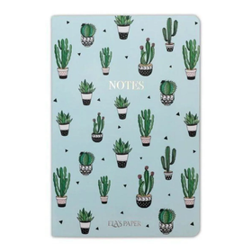 Ela's Paper Kaktüs Mavi Notebook Defter