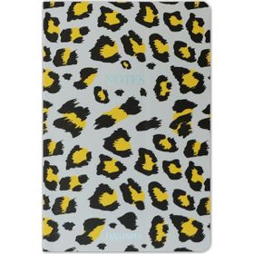 Ela's Paper Leopar Gri Defter