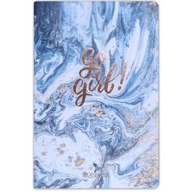 Ela's Paper Marble Mavi Go Girl! Defter