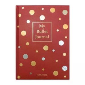 Ela's Paper My Bullet Journal Confetti Kırmızı Defter