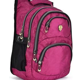 Elatae 2226 Pembe Ortopedik Çok Gözlü Günlük Seyahat Unisex Okul Sırt Çantası