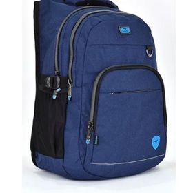 Elatae 2238 Lacivert Ortopedik Çok Gözlü Unisex Okul Sırt Çantası