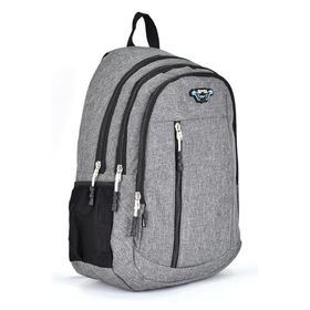 Elatae 5057 Gri Unisex Ortopedik Çok Gözlü Günlük Seyahat Okul Sırt Çantası