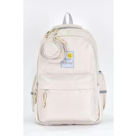 Elatae 51671 Bej Unisex Ortopedik Çok Gözlü Günlük Seyahat Okul Sırt Çantası