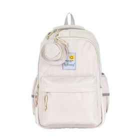 Elatae 51671 Bej Unisex Ortopedik Çok Gözlü Günlük Seyahat Okul Sırt Çantası