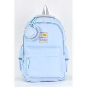 Elatae 51671 Mavi Unisex Ortopedik Çok Gözlü Günlük Seyahat Okul Sırt Çantası