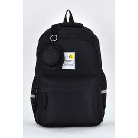 Elatae 51671 Siyah Unisex Ortopedik Çok Gözlü Günlük Seyahat Okul Sırt Çantası