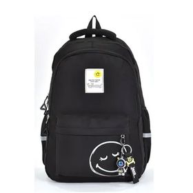 Elatae 51709 Siyah Ortopedik Çok Gözlü Unisex Okul Sırt Çantası