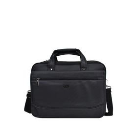 Elatae 71438 Siyah Lüks Kumaş Çok Gözlü Laptop ve Evrak Çantası