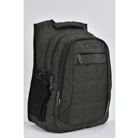 Elatae Haki 2227 Unisex Ortopedik Çok Gözlü Günlük Seyahat Okul Sırt Çantası
