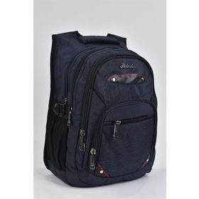 Elatae Lacivert 2225 Unisex Ortopedik Çok Gözlü Günlük Seyahat Okul Sırt Çantası