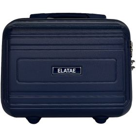 Elatae Lacivert V305 Kırılmaz Omuz Askılı Makyaj Çantası Şifreli El Valizi