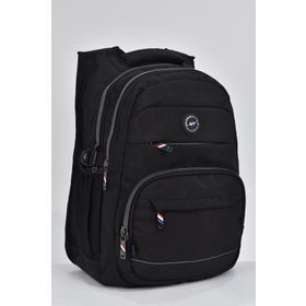 Elatae Siyah 2236 Unisex Ortopedik Çok Gözlü Günlük Seyahat Okul Sırt Çantası