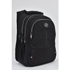 Elatae Siyah 2237 Unisex Ortopedik Çok Gözlü Günlük Seyahat Okul Sırt Çantası