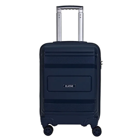 Elatae V305 Lacivert Premium Polipropilen Kabin Boy Kirilmaz Valiz