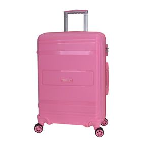 Elatae V305 Pembe Premium Polipropilen Orta Boy Kırılmaz Valiz