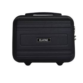 Elatae V305 Siyah Makyaj Çantası Omuz Askılı Şifreli Kırılmaz El Valizi
