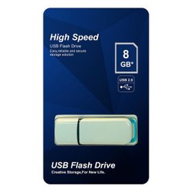 Elba 8 Gb Plastik Beyaz-Mavi 2.0 Usb Flash Bellek