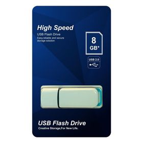 Elba 8 Gb Plastik Beyaz-Mavi 2.0 Usb Flash Bellek