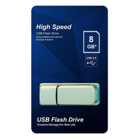 Elba 8 Gb Plastik Beyaz-Mavi 2.0 Usb Flash Bellek