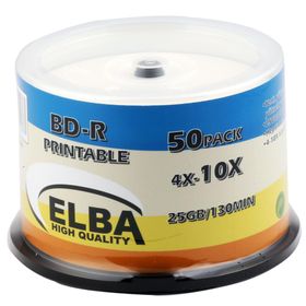 Elba BD-R 10X 25GB 50'li Cake Box Prıntable Blu-Ray