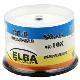 Elba BD-R 10X 25GB 50'li Cake Box Prıntable Blu-Ray