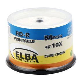 Elba BD-R 10X 25GB 50'li Cake Box Prıntable Blu-Ray