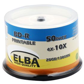 Elba BD-R 10X 25GB 50'li Cake Box Prıntable Blu-Ray
