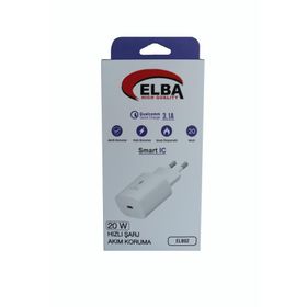 Elba ELB02-20WPD 20W Beyaz USB-C Şarj Kafası