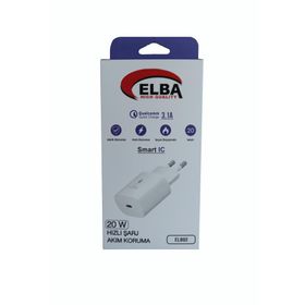Elba ELB02-20WPD 20W Beyaz USB-C Şarj Kafası