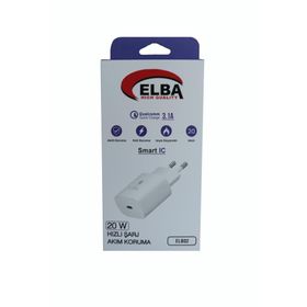 Elba ELB02-20WPD 20W Beyaz USB-C Şarj Kafası