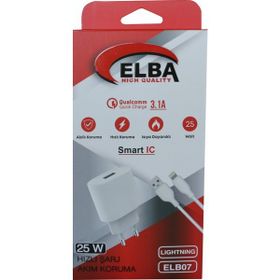 Elba ELB07-USB-25WIOS 25W Beyaz Şarj Kafası