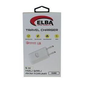 Elba ELB08 5W 1.2A Hızlı Şarj Akıllı Koruma USB Ev Şarj Kafası