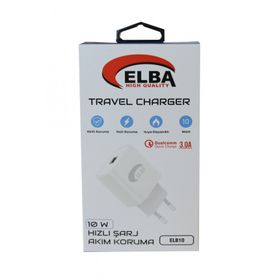 Elba ELB10 10W 3.0A Hızlı Şarj Akıllı Koruma Usb EV Şarj Kafası
