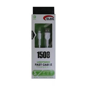 Elba Elb37-L1 1,5Mt İphone Lightning Beyaz 3A Hizli Sarj Kablosu