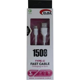 Elba ELB37-T1 Type-C 1.5 m 3 A Beyaz Hızlı Şarj Kablo