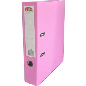 Elba Geniş Plastik Pembe Büro Klasör