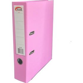Elba Pembe Geniş Plastik Klasör