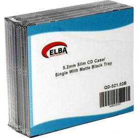 Elba QD-521.02B 10'lu Siyah CD Kutusu
