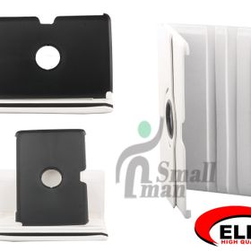 Elba Samsung Tab2 P3100 Kırmızı Siyah Beyaz Renkli 360 Derece Dönebilen Kılıf