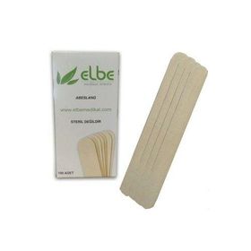Elbe 100 Adet Maun Abeslang Tahta Dil Basacağı Spatula