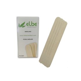 Elbe 100 Adet Maun Abeslang Tahta Dil Basacağı Spatula