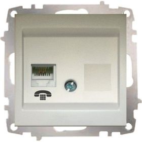 Elbi Zena 1RJ11 5 Adet Mekanik Titanyum Telefon Prizi