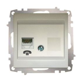 Elbi Zena 1RJ11 5 Adet Mekanik Titanyum Telefon Prizi